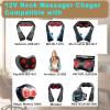 12.6V for Nekteck Massager Charger, Compatible with Nekteck LMS-801/Papillon/InvoSpa/Mo Cuishle/Viktor Jurgen and Others Shoulder, 6.6 FT for Neck Power Cord view 4