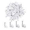 TEMKIN 100PCS Round Cable Wire Clips 4mm 6mm 8mm 10mm Cable Management Electrical Wire Cord Tie Holder Circle Cable Clips(Size:4mm 100pcs) view 1