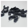 TEMKIN 50pcs/Pack PE Plastic 20mm Circle Cable Clip C Shaped High Carbon Steel Nails Cable Clips Wire Wall Holder view 4