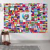 12x8ft World Flag Backdrop Global International Flags Photography Background Country Flags Banner Office School Classroom Wallpaper Decoration Photo Booth Props view 4