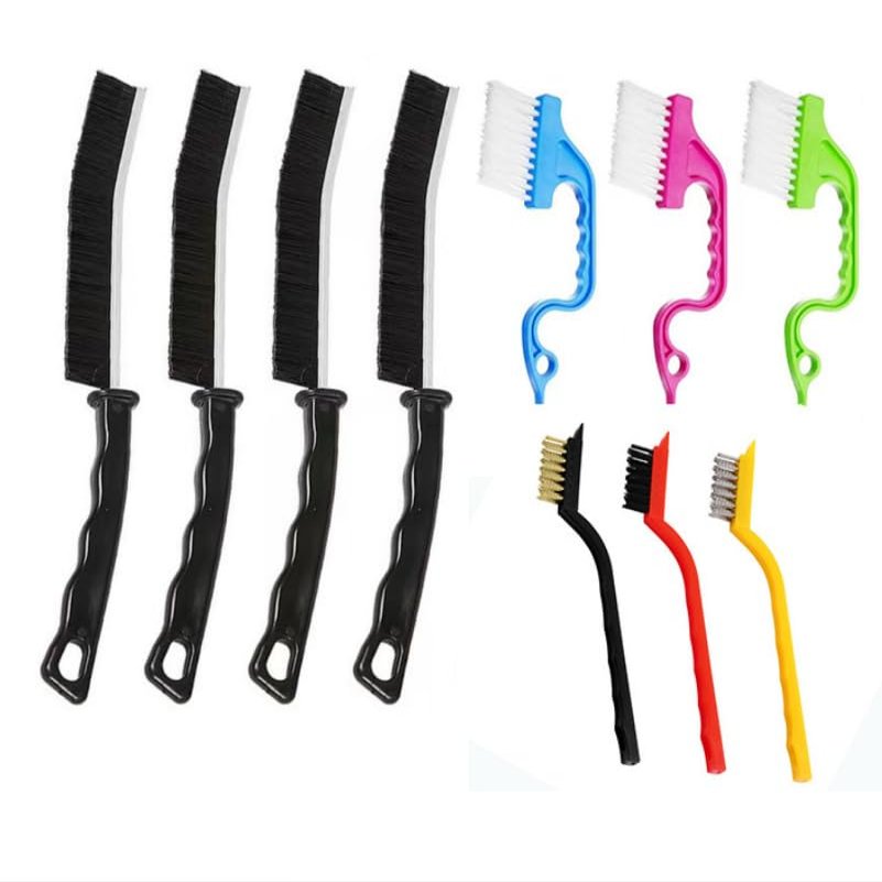 10PCS Long Gap Cleaning Brush, swan Window Groove Gap Brush, Screen Window Tool, Keyboard Cleaning Brush, Multifunctional Cleaning Set