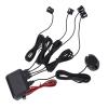 Car Parking Sensor, 12V Professional Manufacturing Plastic Parking Distance Control Sensor Reversing Kit, Warning Sound Indicator Probe System for Car Truck RV and Minivan view 3