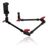 Articulating Friction Magic Arm with 1/4 inch, 3/8 inch Interface, Camera Mount for Fill Light, Microphone, DSLR, Action Camera, Adjustable Magic Arm with Clamp (31 Inch) view 1
