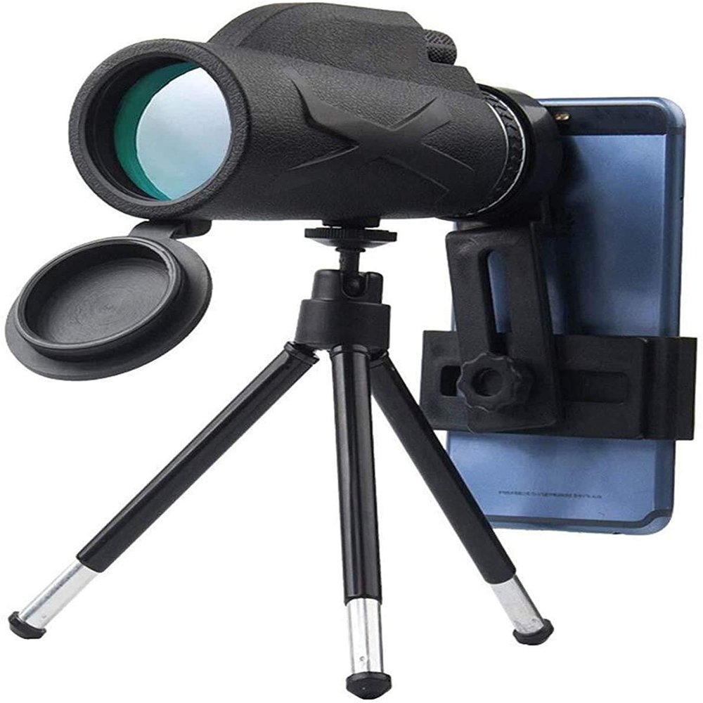 DirectNine Basics Portable Monocular Monocular Telescope 80X100 High Power Bak4 Prism Waterproof Portable for Bird Watching Camping Concert Travelling for Adult Bird Watching Outdoor Travel Sightseeing
