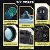 DirectNine Basics Portable Monocular Monocular Telescope 80X100 High Power Bak4 Prism Waterproof Portable for Bird Watching Camping Concert Travelling for Adult Bird Watching Outdoor Travel Sightseeing view 4