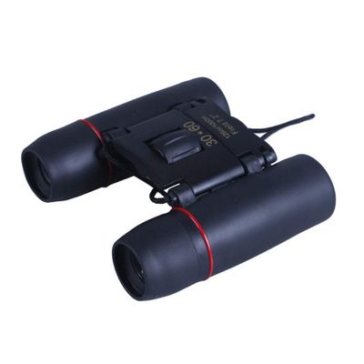 DirectNine Basics Portable Monocular 30x60 Compact Zoom Binoculars Long Range Folding Powerful Mini Telescope BAK4 Optics for Sports Camping, Black