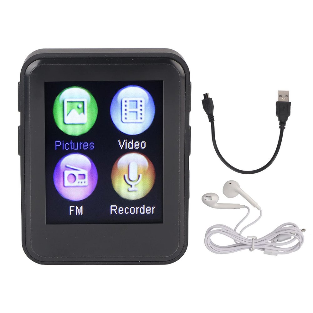 5.0 MP3 Player with HiFi Stereo Sound, 1.77 Inch Color Screen, Multifunction, Easy to Use for Running Gym Walking