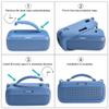 Carrying Silicone Cover Case Compatible with New Bose SoundLink Max Portable Speaker (Blue Dusk) view 2