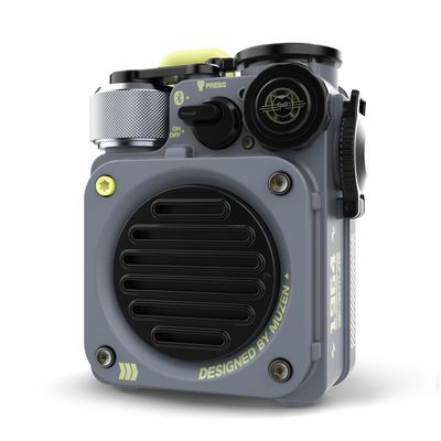 Muzen Mini Bluetooth Speaker, Outdoor Rugged Wireless Portable Speaker for Travel Camping