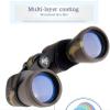 DirectNine Basics Portable Monocular Waterproof Powerful Binoculars 20X50 Telescope Military Professional Camping Vision No Eyepiece, Brown view 3