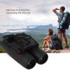 DirectNine Basics Portable Monocular Professional Folding 30X60 Binoculars Zoom Night Day Vision High Power Binocular Monocular Pocket Binoculars for Travel, Black view 4
