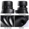DirectNine Basics Portable Monocular Handheld Monocular 10x25 Mini Telescope Long Range Portable Non-Slip Binocular for Camping Concert, Black view 4