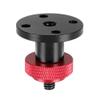 CAMVATE 1/4"-20 Male Thread Screw Mount + 1/4"-20 Thread Screw Connector + 1/4"-20 Ball Head with Bottom Pedestal Mount view 4