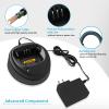 5-Pack CP200 CP200d Charger WPLN4137 for Motorola CP200 CP200d CP150 CP180 PR400 DEP450 NNTN4851 NNTN4496 NNTN4970 NNTN4497 WPLN4138 Rapid Charger view 4
