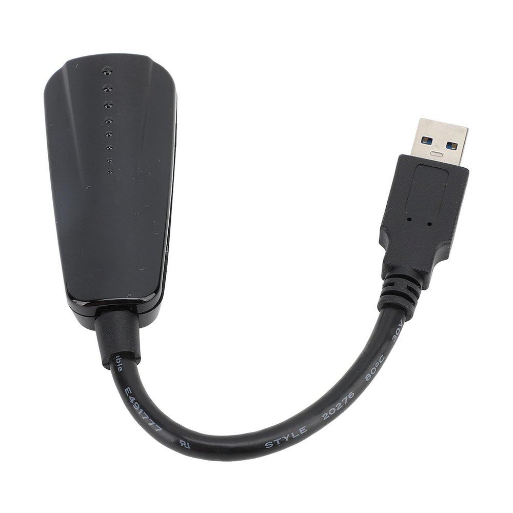 Gigabit Ethernet Adapter USB to RJ45 Adapter, Portable USB3.0 Ethernet Converter, 10 100 1000 Mbps Stable Connection, Gigabit LAN Network Adapter for 10 8.1 8 7 Vista