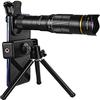 DirectNine Basics Portable Monocular Monocular Telescope 4K Telephoto Zoom Telescope, High Power Lightweight Telescope Lens Clear BAK4 Prism with Smartphone Clip and Tripod for Bird Watching Hiking view 1