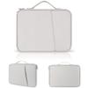 8-13 Inch Tablet Carrying Case, Padded Protective Bag Travel Sleeve with Smart Accessories Organization for Tablets/iPad (White, 12.9-13 inch) view 1