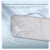 8-13 Inch Tablet Carrying Case, Padded Protective Bag Travel Sleeve with Smart Accessories Organization for Tablets/iPad (White, 12.9-13 inch) view 3