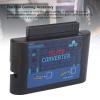 ASHATA MS to MD Game Card Converter, Game Writer Card Converter, MS to MD Converter Game Video Cassette Converter for 5 3 2 for Mega Drive for (Black Transparent) view 3