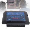 ASHATA MS to MD Game Card Converter, Game Writer Card Converter, MS to MD Converter Game Video Cassette Converter for 5 3 2 for Mega Drive for (Black Transparent) view 4