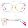 Firmoo Women Cat Eye Blue Light Reading Glasses 0.5, Stylish Cateye Computer Reading Glasses, UV400 Protection, Multicolor view 4