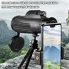 DirectNine Basics Portable Monocular Portable Monocular Telescope 40x60 High Power Monocular Magnification Telescope with Smartphone Holder Focus for Bird Watching for Adult Bird Watching Outdoor Trave view 2