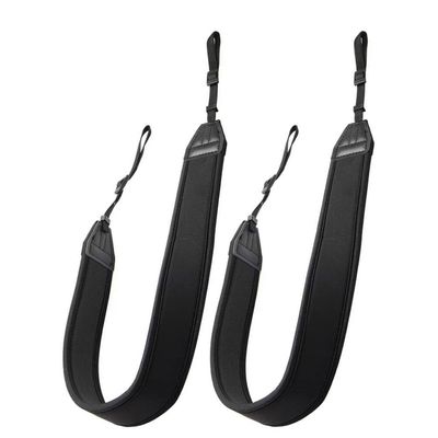 Homoyoyo 2pcs Wide Camera Strap Neck Shoulder Lanyard Soft Design for Photographers Versatile Carrying Styles for Mirrorless Cameras