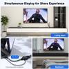 HDMI Splitter for Dual Monitors Duplicate/Mirror (Not Extend), 4K HDMI Splitter 1 in 2 Out for Full HD 4K@30hz, 1080P, 3D, Compatible with Xbox, PS4, PS5, TV, Projector, Computer view 2
