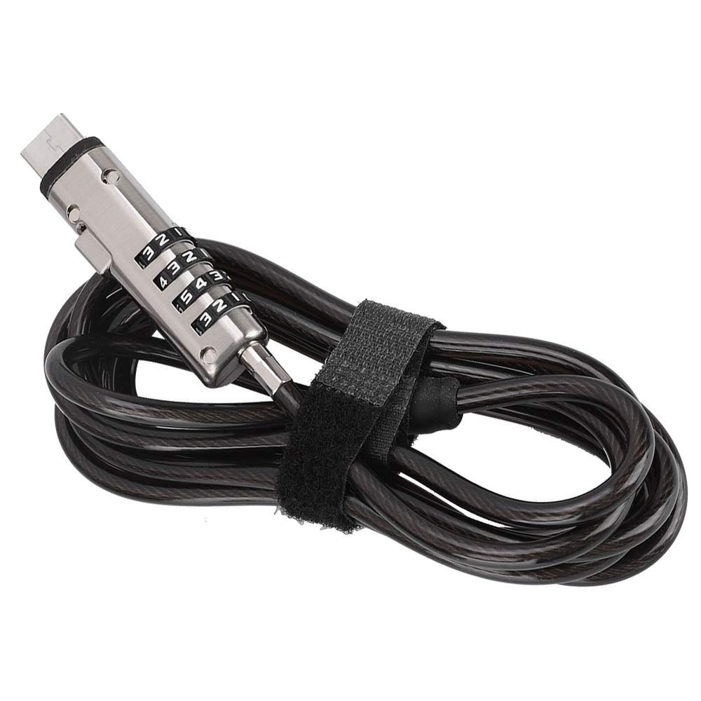 Digital Password Notebook Computer Lock Anti Theft Cable Security Lock for Laptop PC