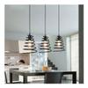 DXYC Geometric Iron Art Chandelier for Child's Study Room, Industrial Style Hollow Spiral Pendant Light, American Style Retro Creative Black Ceiling Hanging Lamp for Study Room, Bedside, Bar view 4