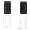 2 Pieces Woofer Radiator Bass Passive Speaker Low Frequency Loudspeaker Diaphragm Plate Bass Diaphragm view 3