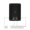 RIVA Upgraded Arena Wi-Fi Bluetooth Hi-Fi Speaker, 6 Drivers, 50W, Multiroom Music System, Supports Airplay 2, Chromecast, Spotify, Tidal and More Streaming (Black) view 3