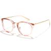 Cyxus Fashion Fake Glasses for Women, Blue Light Glasses for Woman Round Blue Light Blocking Eyewear Anti Eye Strain Glasses view 1