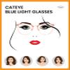 Cyxus Fashion Fake Glasses for Women, Blue Light Glasses for Woman Round Blue Light Blocking Eyewear Anti Eye Strain Glasses view 3