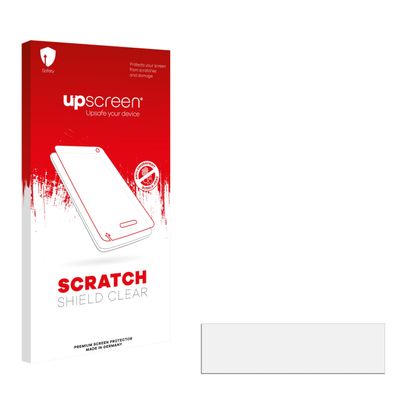 upscreen Scratch Shield Screen Protector compatible with GQ Electronics GMC-320 Plus Geiger Mller counter - HD-Clear, Anti-Fingerprint