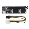 Jesscasday PCIE X16 Slot to 2 Ports SlimSAS 8I Adapter Board for Networks Card Graphics Video Card Easy Install PCIe X16 Video Card Adapter view 1