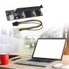 Jesscasday PCIE X16 Slot to 2 Ports SlimSAS 8I Adapter Board for Networks Card Graphics Video Card Easy Install PCIe X16 Video Card Adapter view 2