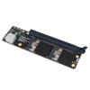 Jesscasday PCIE X16 Slot to 2 Ports SlimSAS 8I Adapter Board for Networks Card Graphics Video Card Easy Install PCIe X16 Video Card Adapter view 4