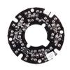 Srutueo CCTV Camera 10Mil 90 Degree Red 5mm 24 LED Bulb IR Infrared Lamp Board, Black, 119965 view 3
