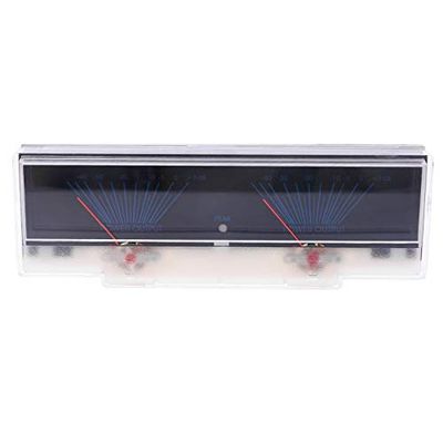 Srutueo VU Meter Audio Power Amplifier Panel Dual Analog Level DB Meter with Backlight