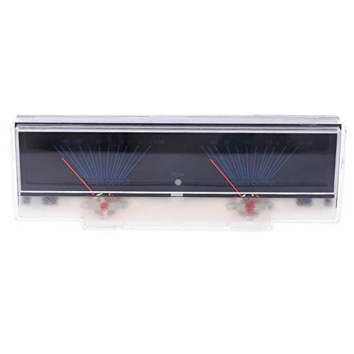 Srutueo VU Meter Audio Power Amplifier Panel Dual Analog Level DB Meter with Backlight