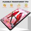 Case for 6" Kindle Paperwhite (10th Generation, 2018 Release),Slim Soft Shockproof TPU Silicone Protective Back Shell Case for Amazon Kindle Paperwhite E-Reader,Red Birds Pink Flowers view 3