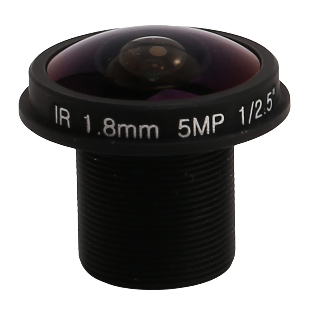 Srutueo HD fisheye CCTV Lens 5MP 1.8mm M12x0.5 Mount 1/2.5 F2.0 180 Degree for Video Surveillance Camera CCTV Lenses