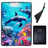 Case for 6" Kindle Paperwhite (10th Generation, 2018 Release),Slim Soft Shockproof TPU Silicone Protective Back Shell Case for Amazon Kindle Paperwhite E-Reader,Deep Sea Corals Dolphin view 1
