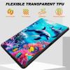 Case for 6" Kindle Paperwhite (10th Generation, 2018 Release),Slim Soft Shockproof TPU Silicone Protective Back Shell Case for Amazon Kindle Paperwhite E-Reader,Deep Sea Corals Dolphin view 3