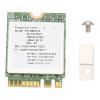 6E Card, RTL8852CE Chip, Triple Band 5374Mbps NGFF BT5.3 Low Delay Network Adapter for Laptop with Screw, Plug and Play view 1