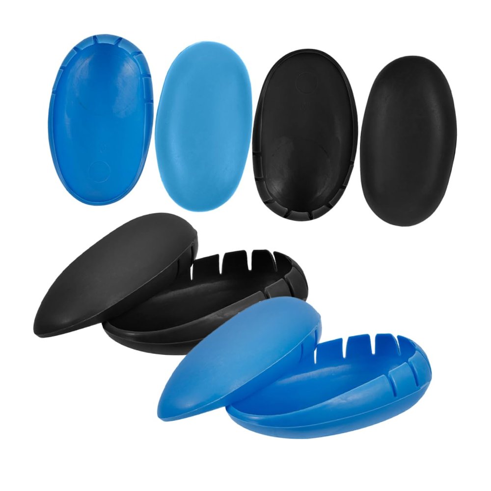 Silicone Ear Protectors for Hair Dyeing and Perming, 4 Pairs