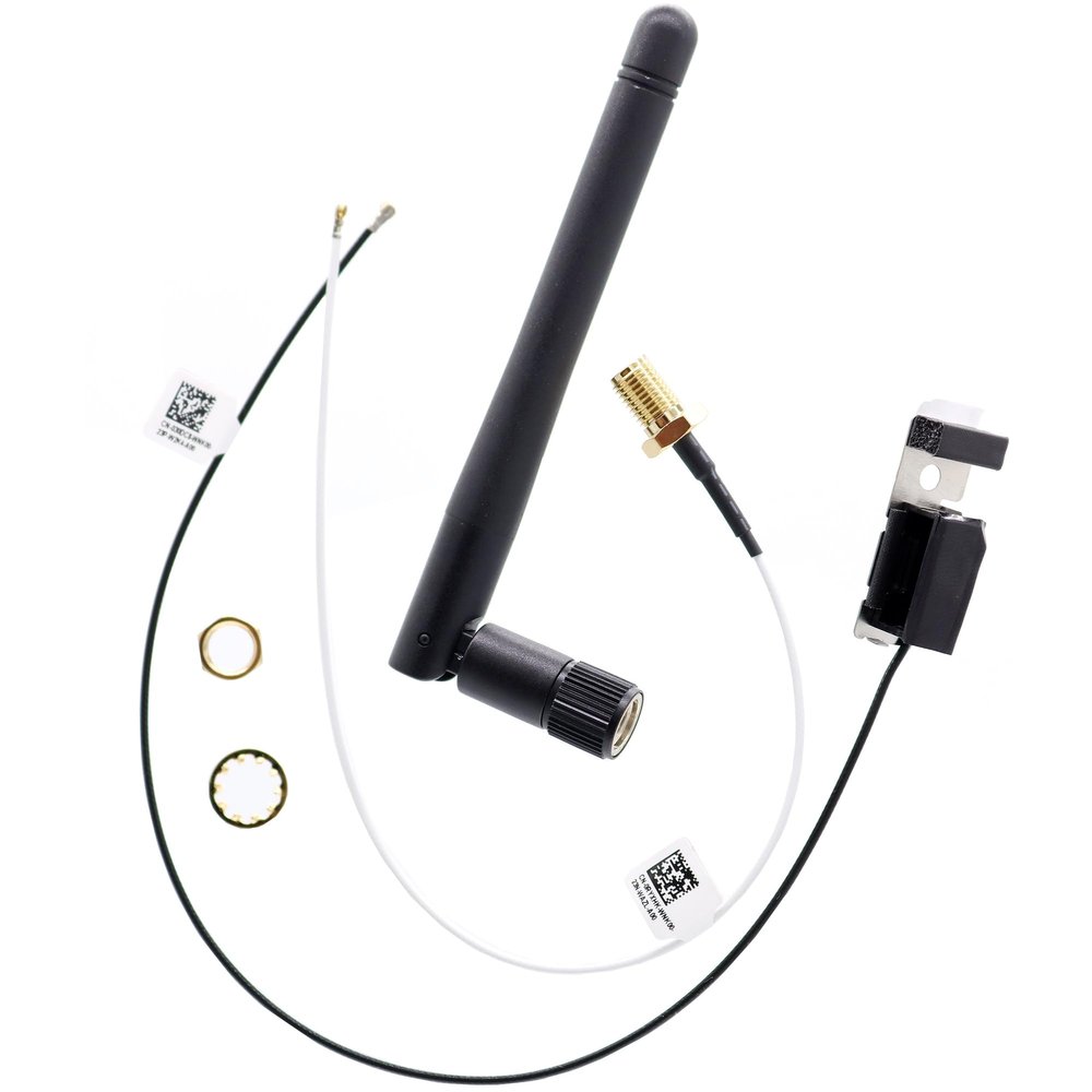 PartEGG Wireless WiFi Antenna WLAN Cables C5NF7 0C5NF7 Replacement for Dell Optiplex 9020 3070 3040 7040 7050 7090 (MFF) Micro Desktop, Sivler