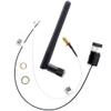PartEGG Wireless WiFi Antenna WLAN Cables C5NF7 0C5NF7 Replacement for Dell Optiplex 9020 3070 3040 7040 7050 7090 (MFF) Micro Desktop, Sivler view 1