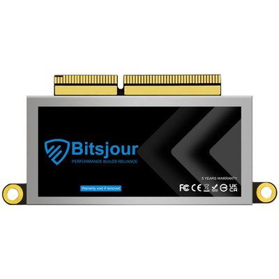 Bitsjour 1TB SSD for Apple MacBook Pro 2016 2017 A1708 EMC 2978/3164 Non-Touch Bar, Original Mac Interface M.2 NVMe PCIe 3.0 Replacement Hard Drive (macOS Pre-Installed)